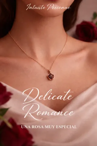 Colgante Mamá y Rosa Oro y Rosa