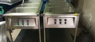 3 Carros calientes baño maría 200 euros cada uno
