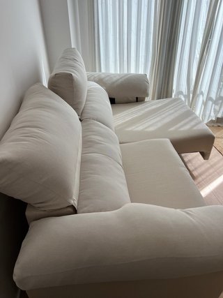 Sofà deslizante. 100cm x 240 x 105cm echo a medida