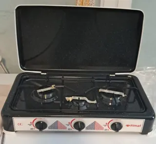COCINA DE TRES FUEGOS ITIMAT. NUEVA EN SU CAJA.