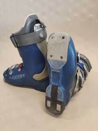 Botas de esquí Lange azules y grises