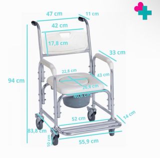 Silla Ducha Mayores 4 en 1