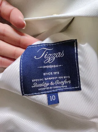 Traje Almirante Comunión Blanco y Dorado