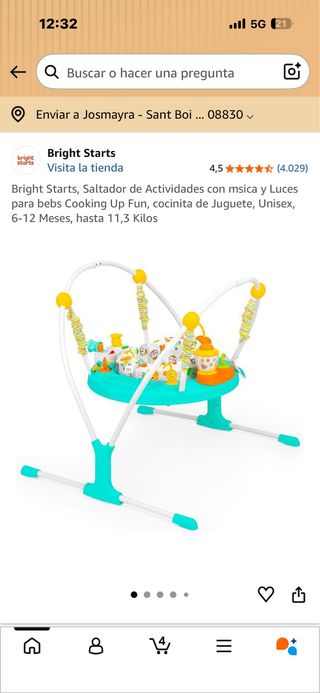 Brinca brinca/saltador para bebé
