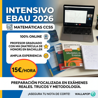 CLASES INTENSIVO EVAU MATEMÁTICAS CCSS SOCIALES