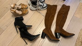 Lote 4 pares calzado: Botas, Botines y Sandalias
