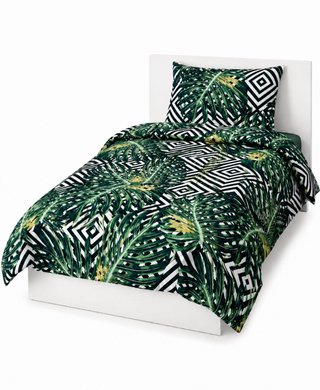 Juego funda edredón + funda almohada tropical