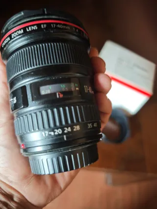 Lote Canon EF 17-40 F4 + GoPro Hero3 + Filtro Hoya