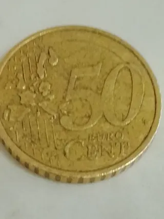 Moneda 50 Léphta Grecia 2002