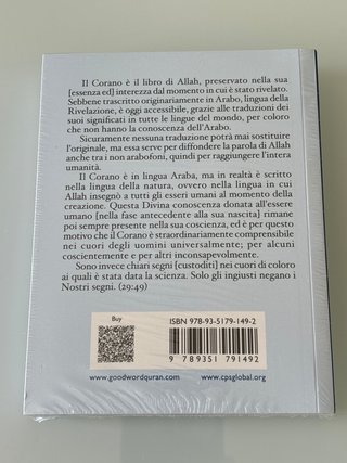 Glorioso Corano traduzione italiana