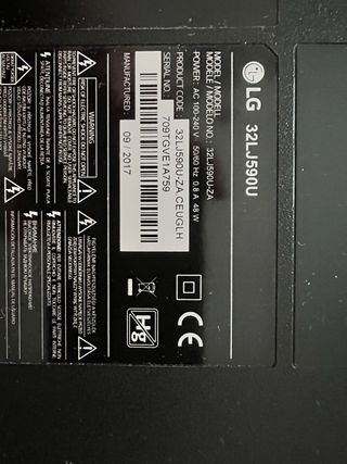 Placa Main TV LG 32LJ590U