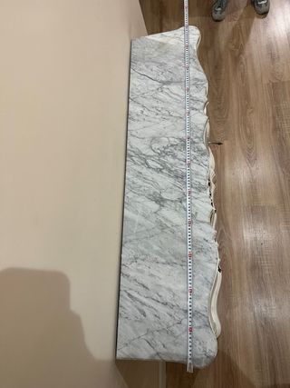 Mueble aparador madera y mármol