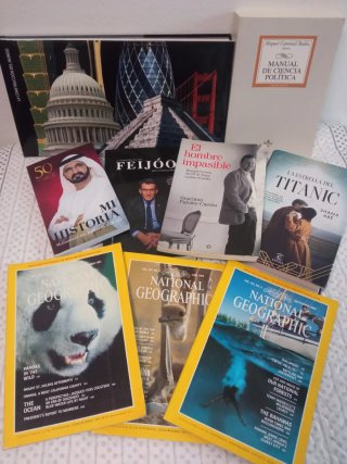 Libros de historia, biografías, novela...