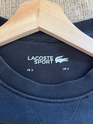 Sudadera Lacoste Negra y Gris
