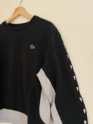 Sudadera Lacoste Negra y Gris