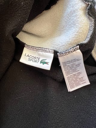 Sudadera Lacoste Negra y Gris