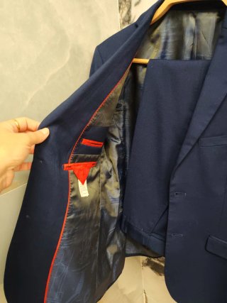 Traje de chaqueta azul SASTRERIA JUANJO CANALES