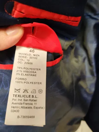 Traje de chaqueta azul SASTRERIA JUANJO CANALES