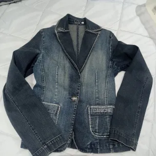Chaqueta Vaquera con Brillantes Talla M