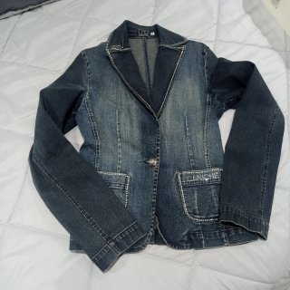 Chaqueta Vaquera con Brillantes Talla M
