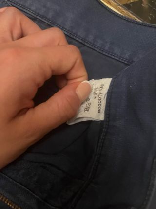 Pantalón chino corto azul hombre/verano talla S