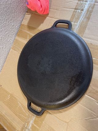 Sartén de Hierro Fundido Negra