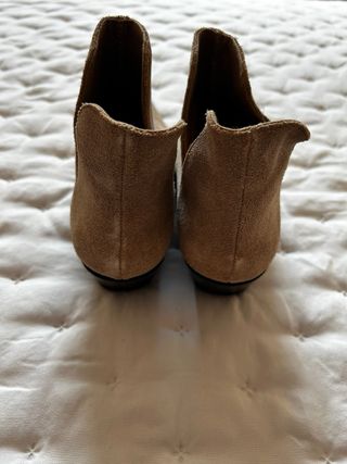 Botines Zara Ante Marrones