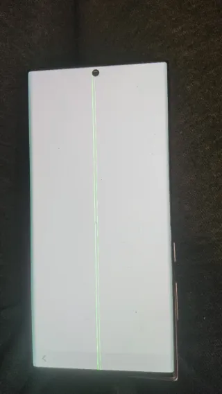 Schermo Samsung S22 Ultra con linea