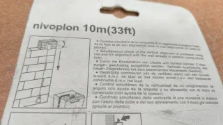Plomada Stanley 10m 335g con burbuja 360°