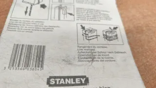 Plomada Stanley 10m 335g con burbuja 360°