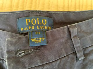 Chino Ralph Lauren Niño Talla 20 Azul