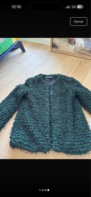 Chaqueta Zara Verde Talla XS a estrenar