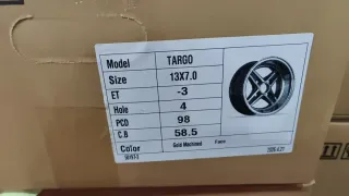 Llantas Targa 13 Nuevas