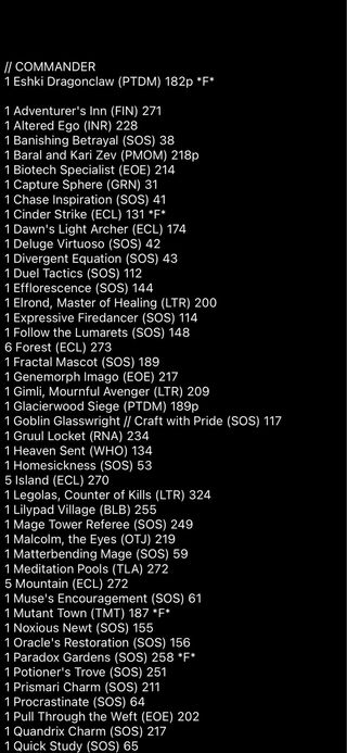 Mazo Commander Temur Eshki Dragonclaw
