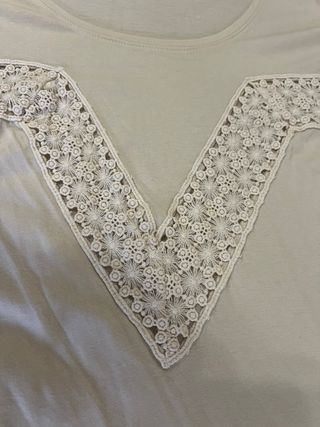 Camiseta Beige Veraniega Talla XL