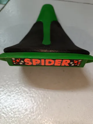 Por unidad Sillín BMX Spider Verde y Amarillo