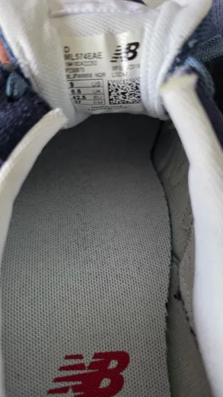 Zapatillas New Balance Azul y Blanco