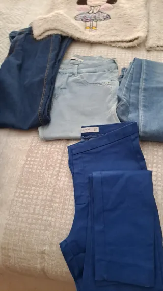 Lote 4 Pantalones, Zara y Jersey