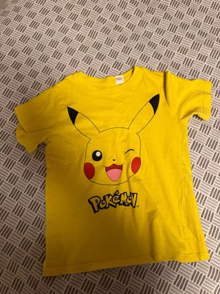 Maglietta gialla Pikachu Pokémon