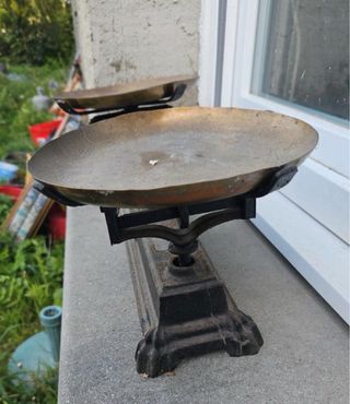 Báscula antigua vintage