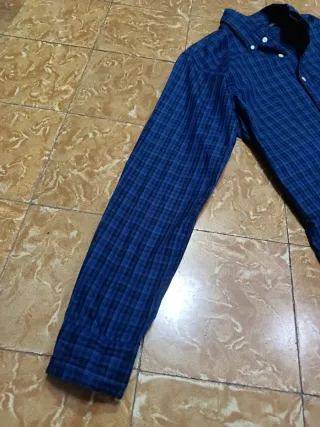 Camisa Ralph Lauren Y2K cuadros azul Hombre