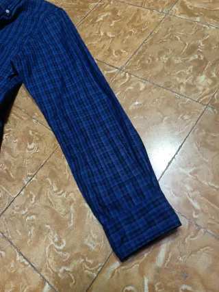 Camisa Ralph Lauren Y2K cuadros azul Hombre