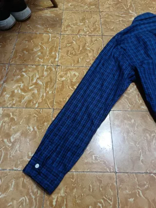Camisa Ralph Lauren Y2K cuadros azul Hombre