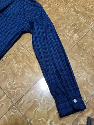 Camisa Ralph Lauren Y2K cuadros azul Hombre