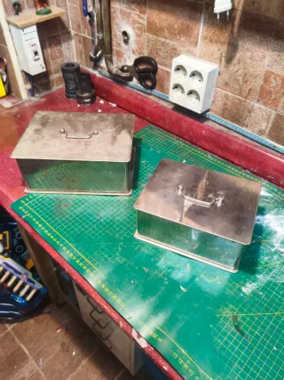 2 Cajas de Caudales Antiguas de Hierro