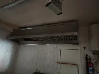 Campana extractora industrial acero inoxidable