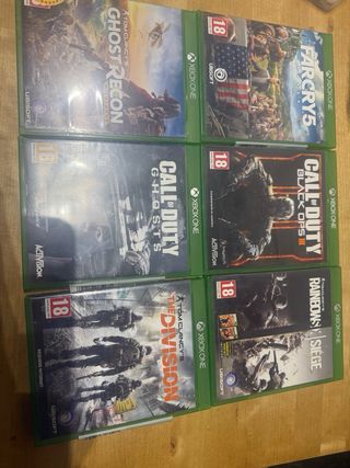 Xbox One 1TB+ adaptador de corriente+ juegos