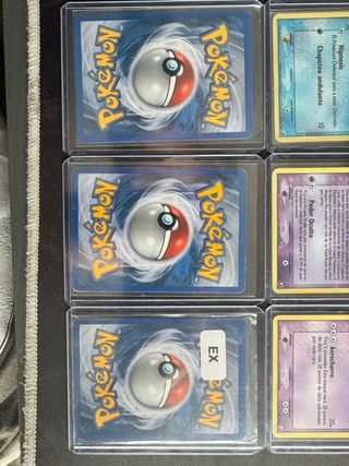 Lote 9 Cartas Pokémon EX Fuerzas Ocultas Español