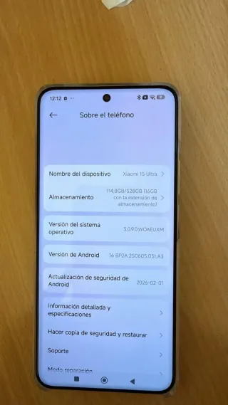 Xiaomi 15 Ultra Negro