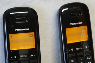 Teléfonos Inalámbricos Panasonic Negros